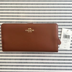Coach Smooth Leather Skinny Wallet